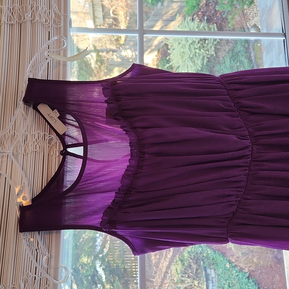 Loft purple dress